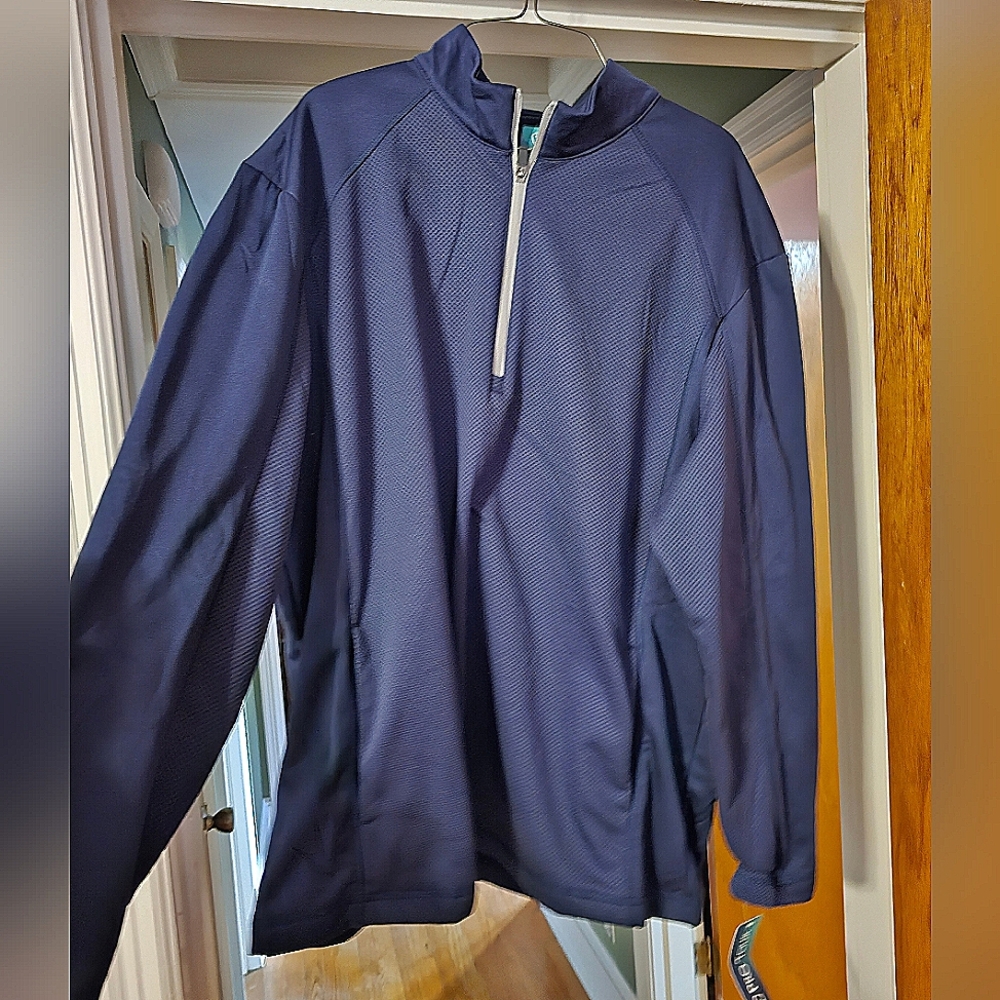 Mens Xl pull over jacket 1/4 zipper